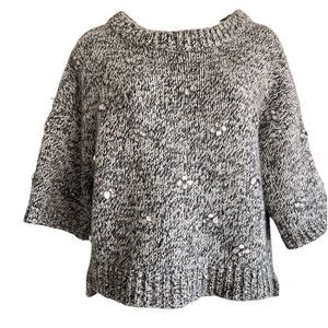 Day Birger et Mikkelsen Gray Jewel embellished sweater. Size XS